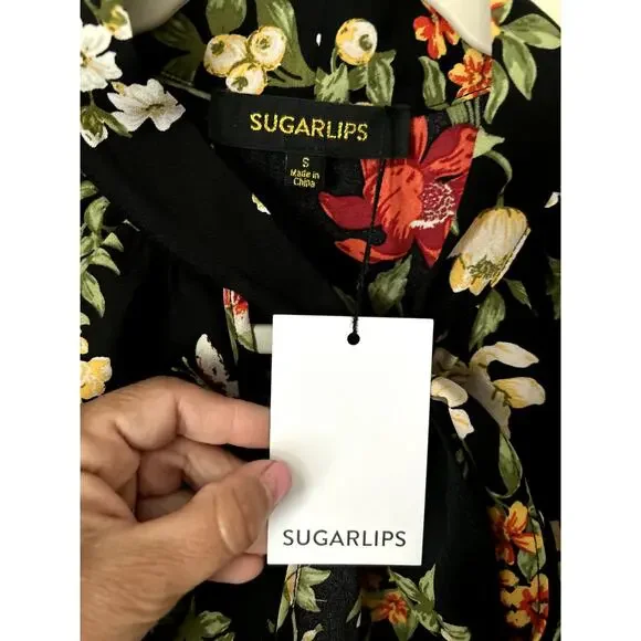 NWT Sugarlips Blouse,, sz Small - Picture 5 of 6